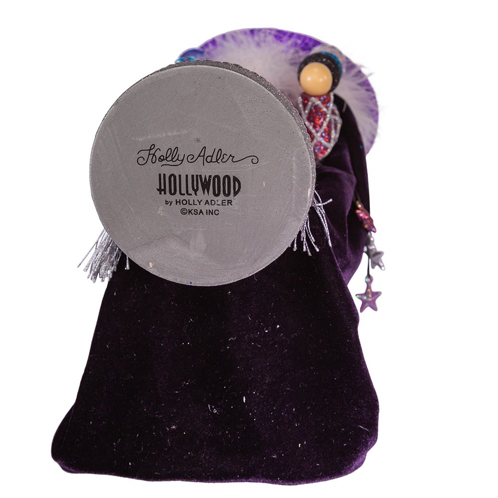 Kurt Adler 18-Inch Hollywood™ Purple Wizard Nutcracker
